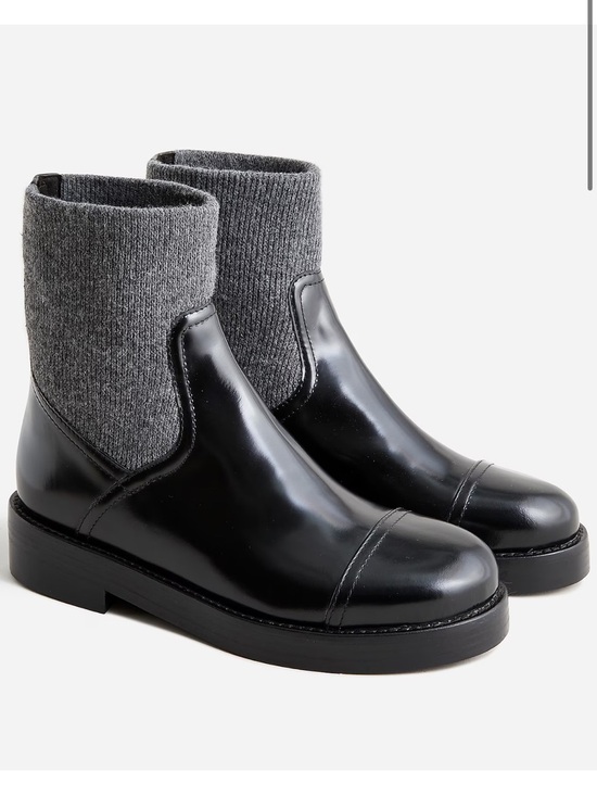 J. Crew Shoes - J.Crew Spazzo Rib-cuff boots in Italian leather